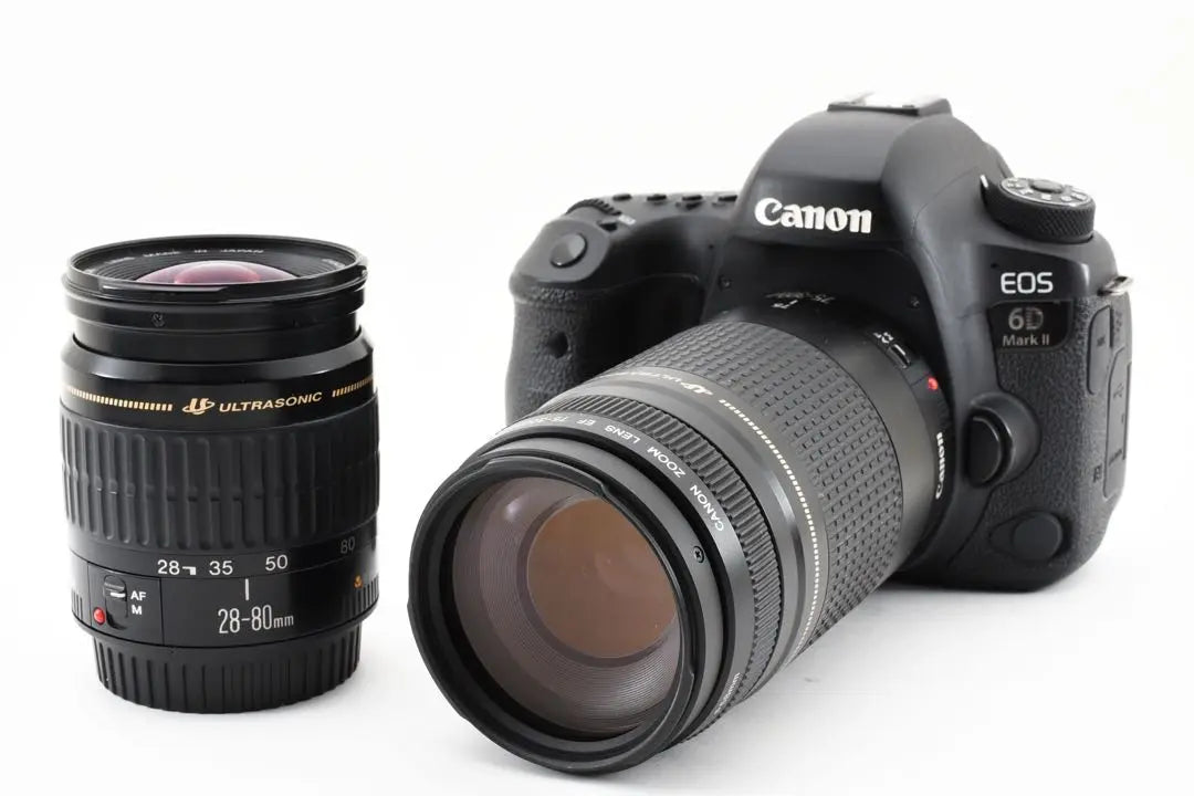 Canon EOS 6D Mark II standard & telephoto lens set