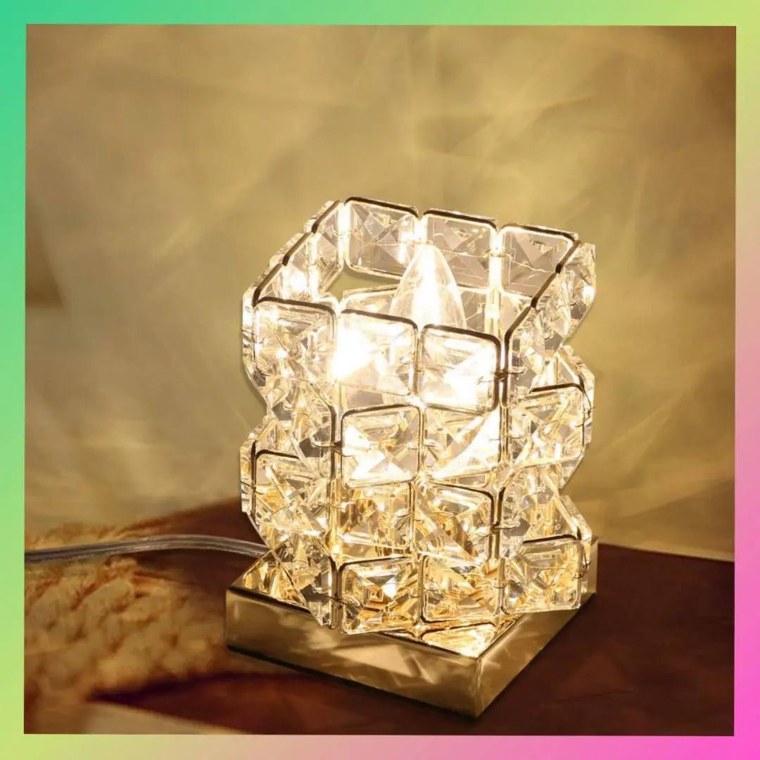 Table lights: Crystal that shines like an aurora, decorates the space