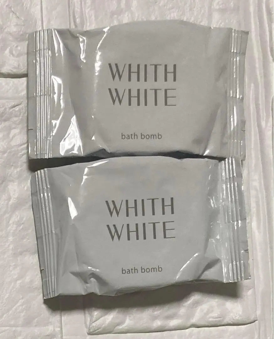 Fis White Bath Salts Carbonated Moisturizing Individually Wrapped Tablets Packed 2 Pieces Baking Soda Hot Spring Ingredients