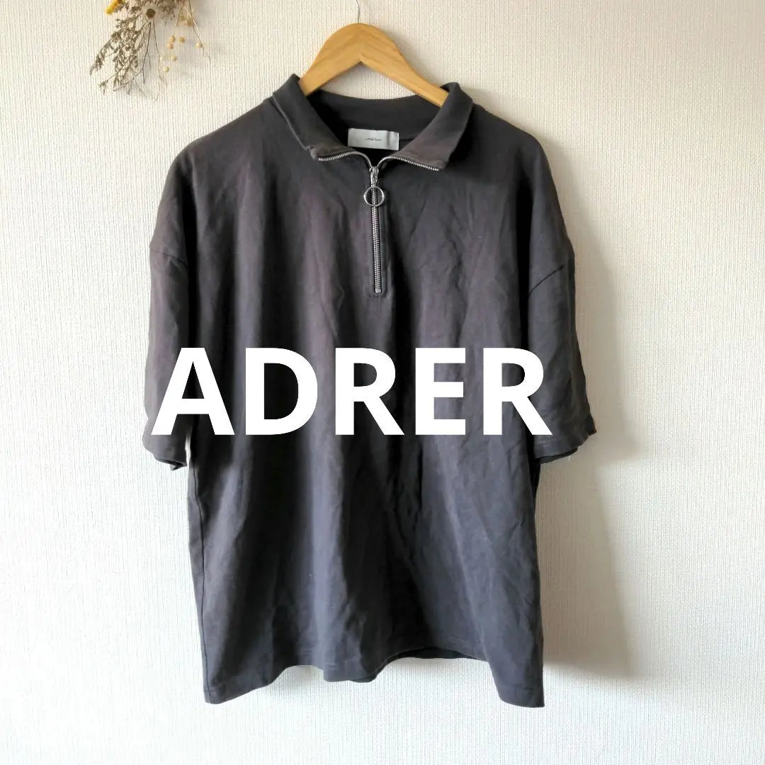 ADRER Half Zip Tops Plain Simple Fashionable Second-hand Clothing