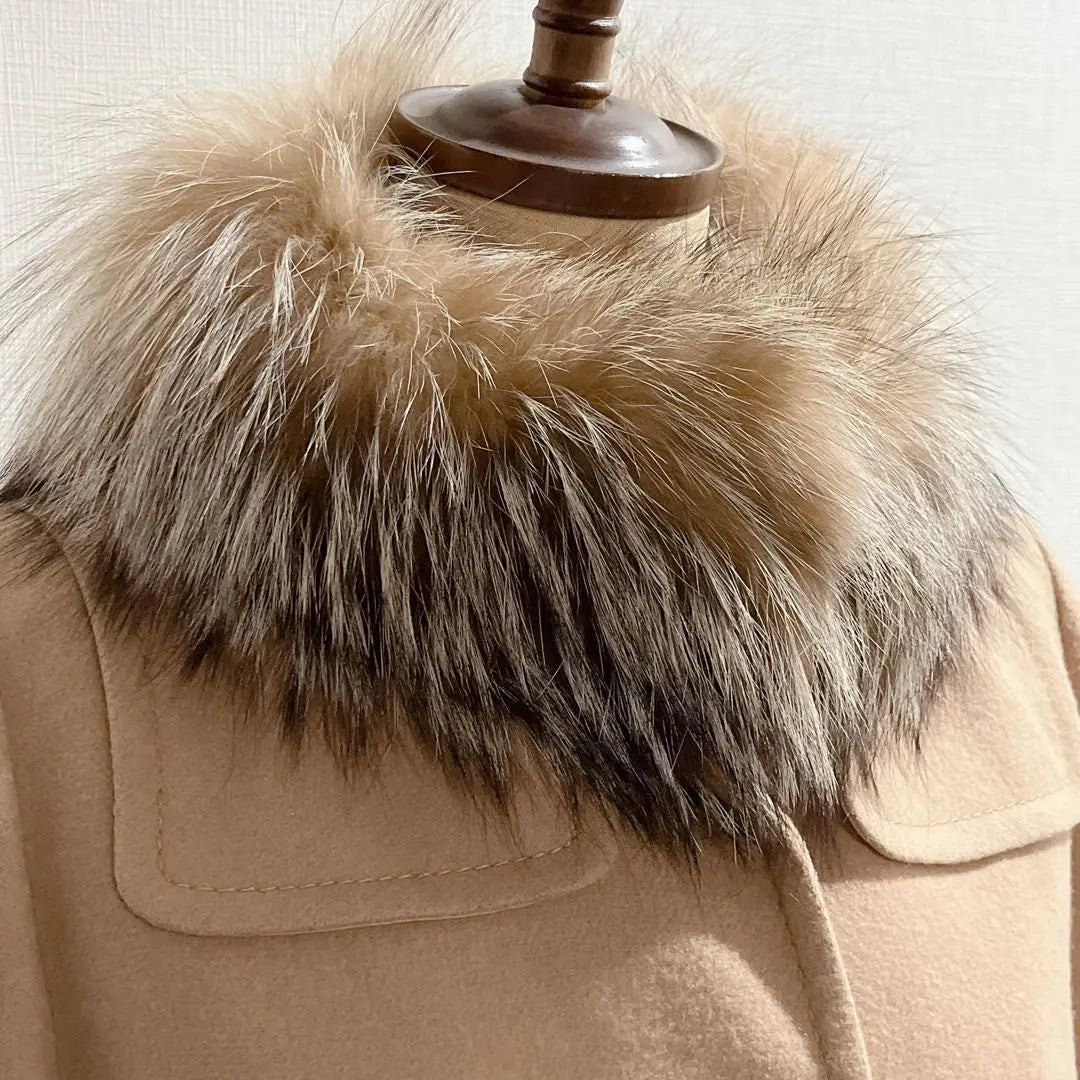 "Beautiful Condition" Spring Coat Raccoon Fur Real Fur Coat Fur Coat Brown