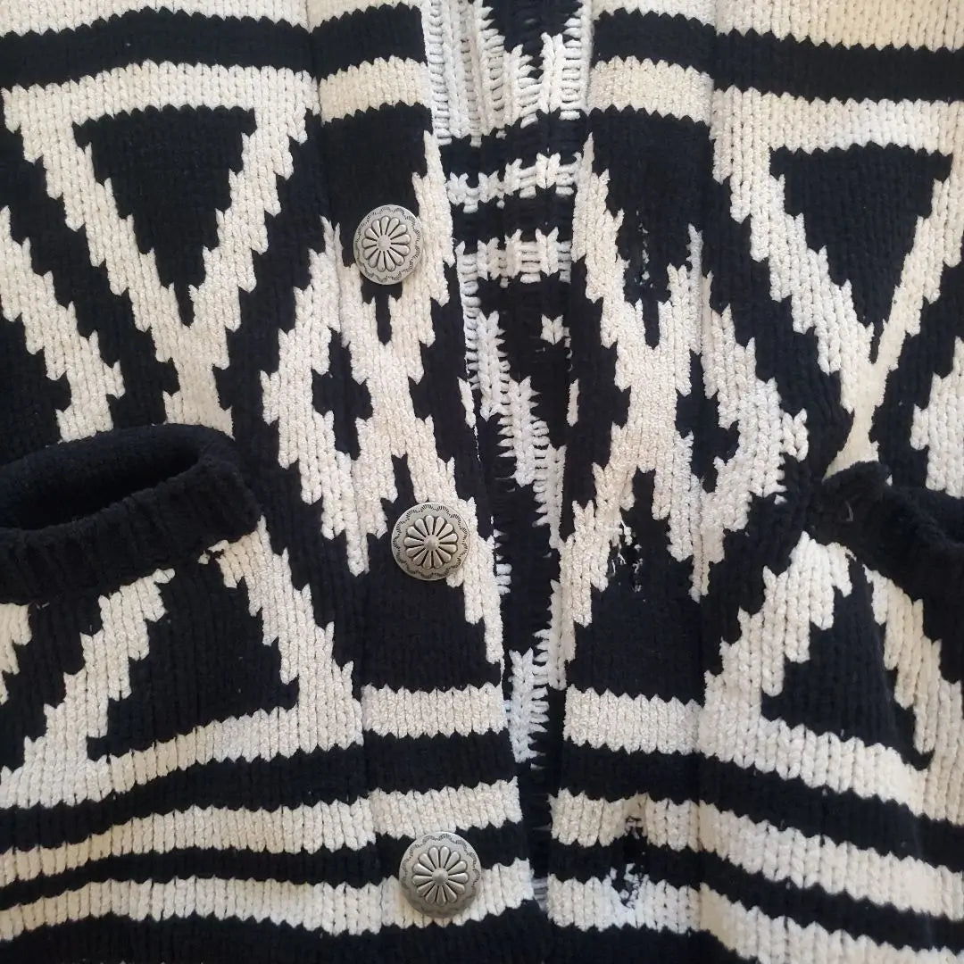 Knit Cardigan American Casual Concho