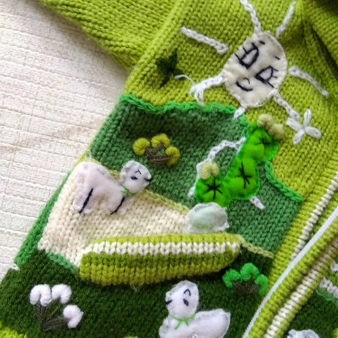 One-of-a-kind baby clothes, hand-knitted hoodies, alpaca, llama