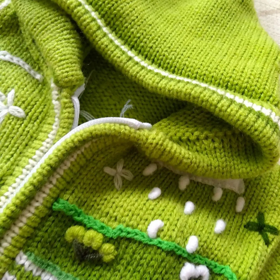 One-of-a-kind baby clothes, hand-knitted hoodies, alpaca, llama