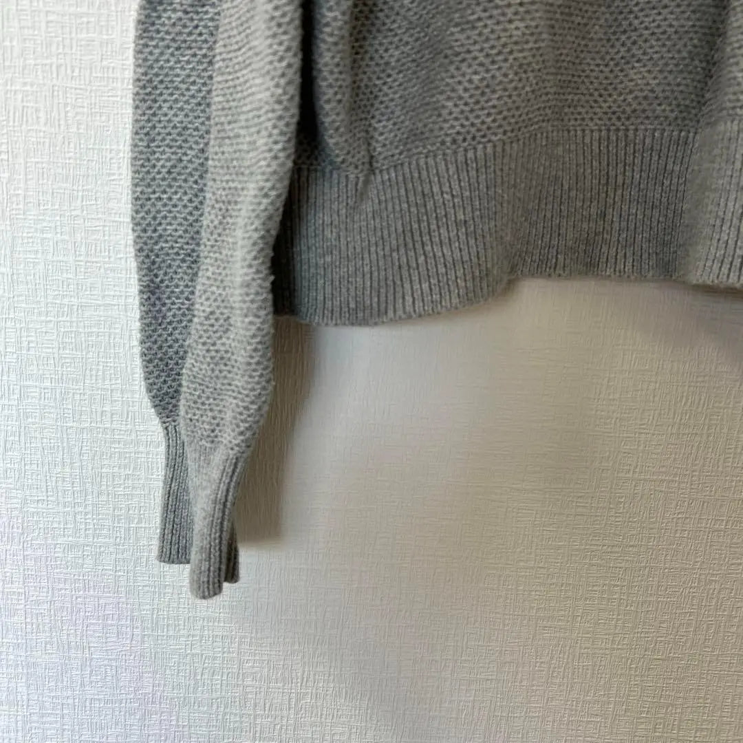 Jersey de punto para mujer Lee S Gris Simple Elegante | Lee リー レディースニット セーター S グレー シンプル おしゃれ