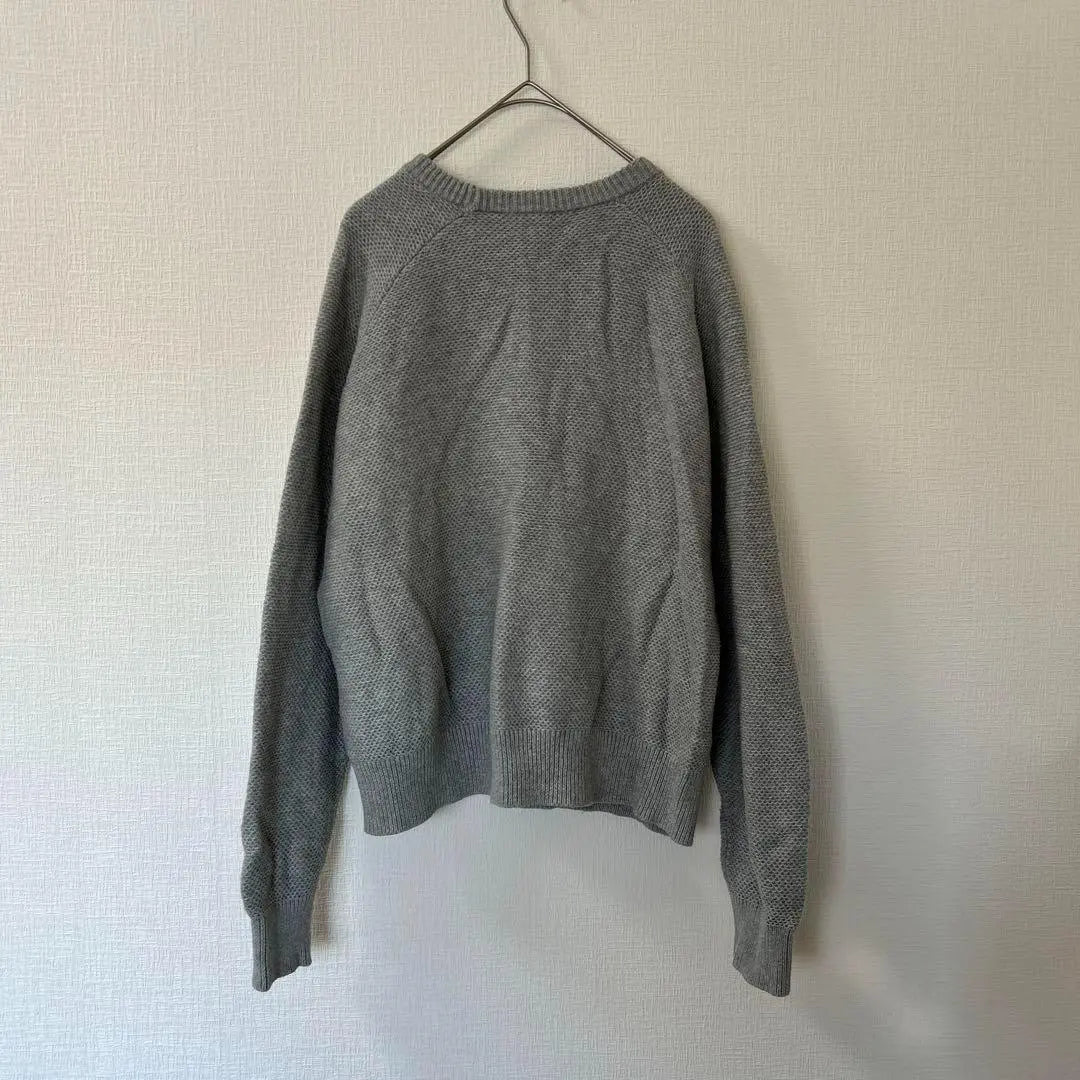 Jersey de punto para mujer Lee S Gris Simple Elegante | Lee リー レディースニット セーター S グレー シンプル おしゃれ