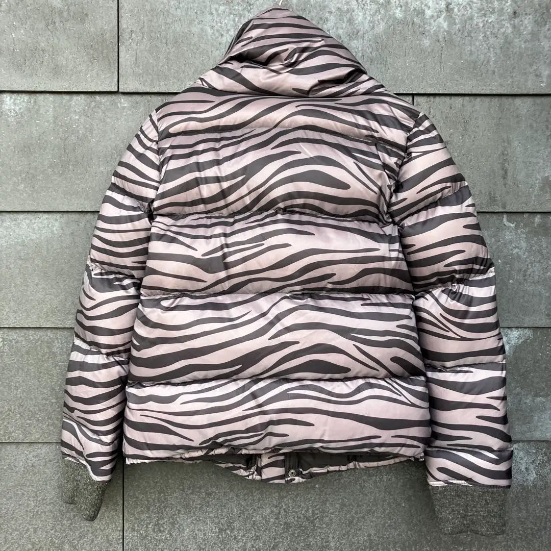 Beauty & Youth Zebra pattern down jacket M | ビューティー&ユース　ゼブラ柄　ダウンジャケット　M