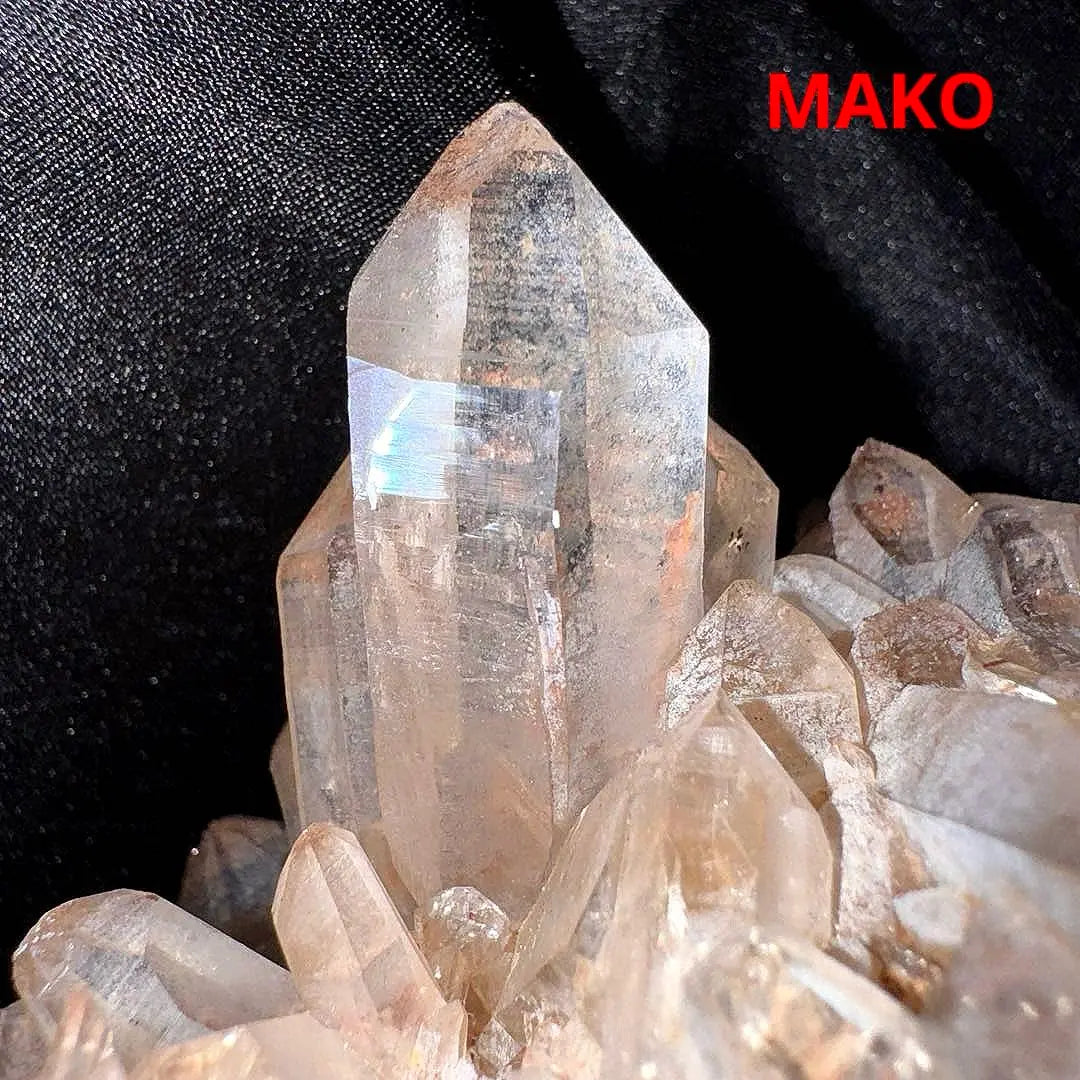 M1560 ☆ Racimo de cristal rosa 2,4 kg ☆ Manican de Manican ☆ N41104-A | M1560☆ピンク水晶クラスター2.4kg☆マニカラン産☆N41104-A