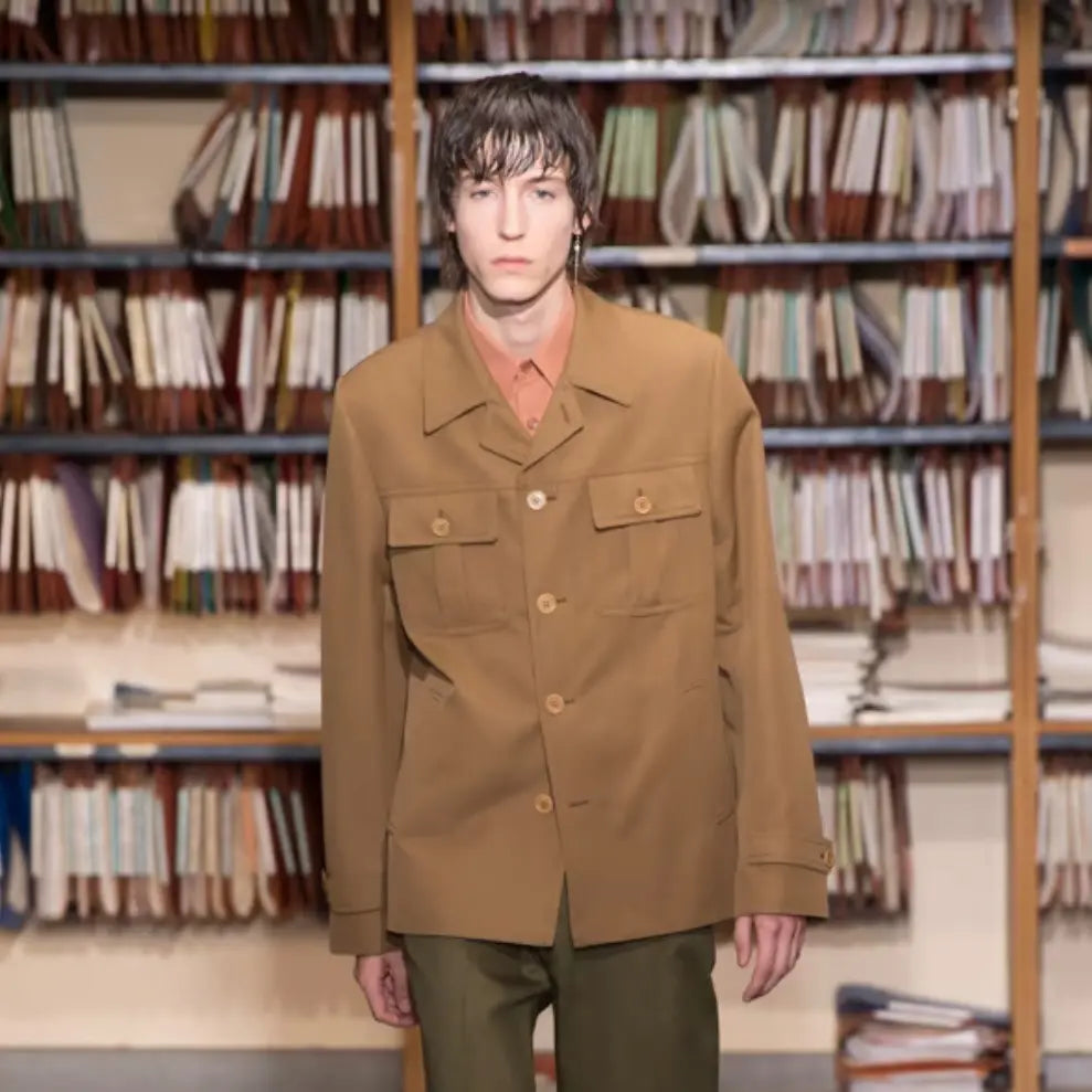 Chaqueta safari 18ss Dries van Noten