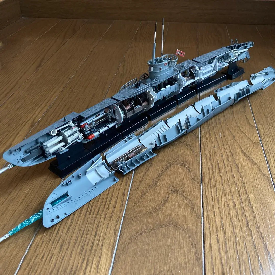 Targa High Density Model U-Boat Camouflage Model Submarine 1/144