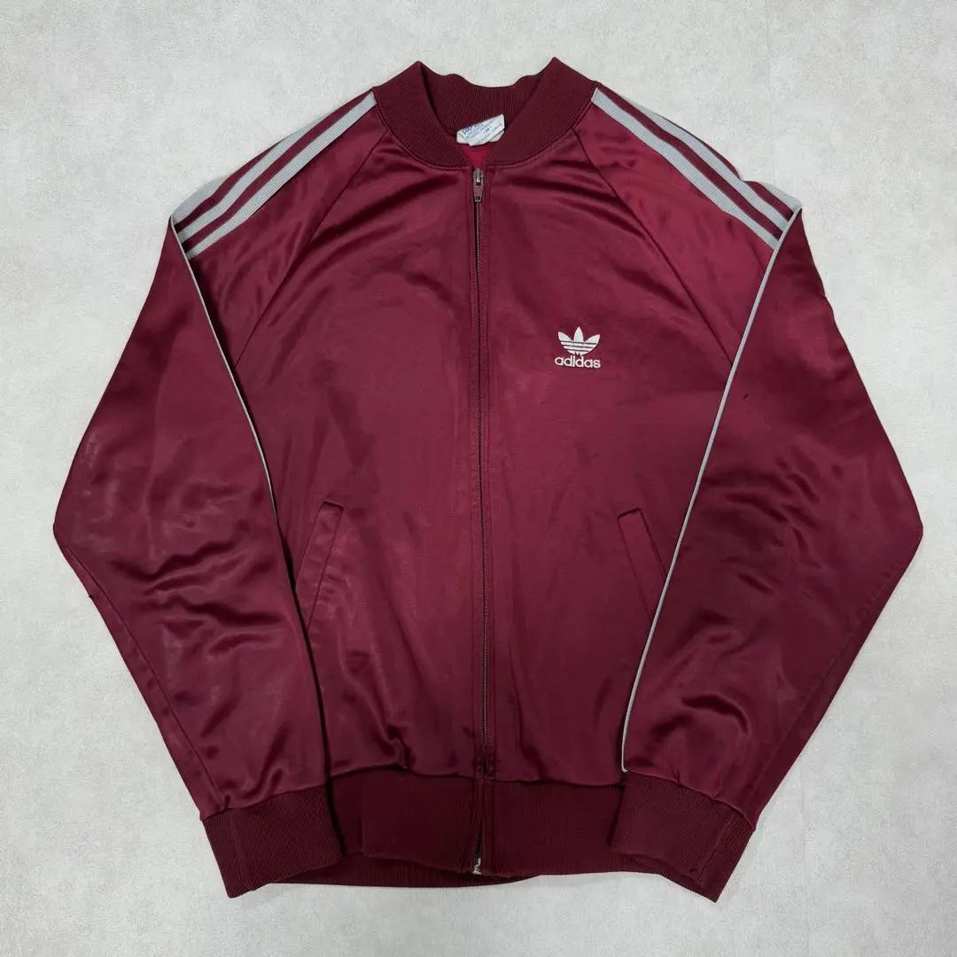 Used clothing 80s adidas ATP track jacket wine red 10