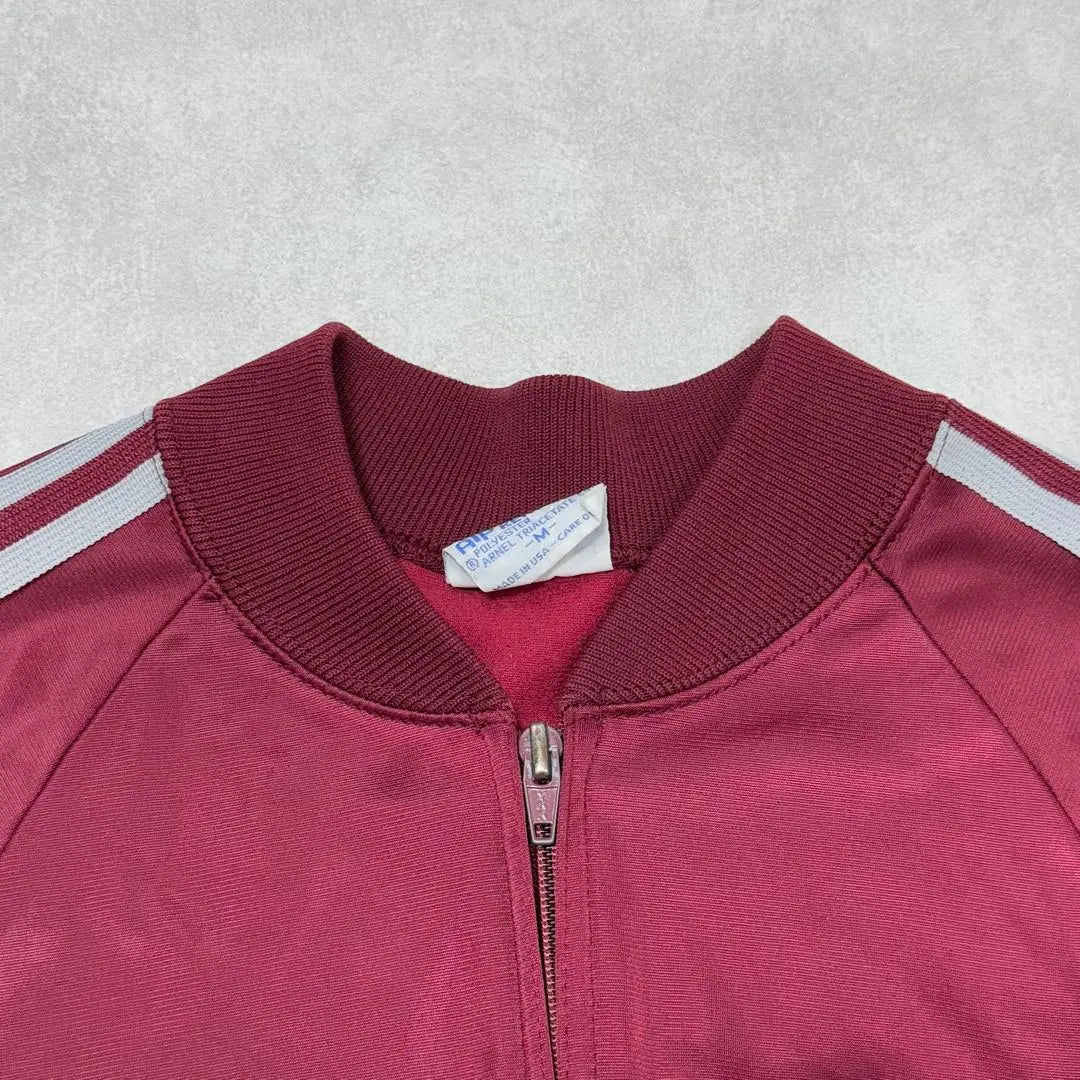 Used clothing 80s adidas ATP track jacket wine red 10