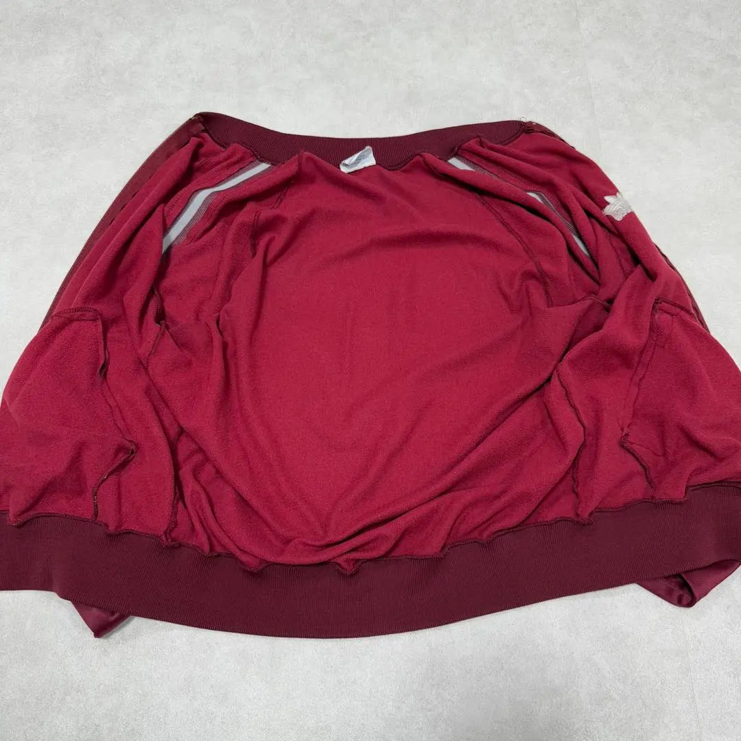 Used clothing 80s adidas ATP track jacket wine red 10