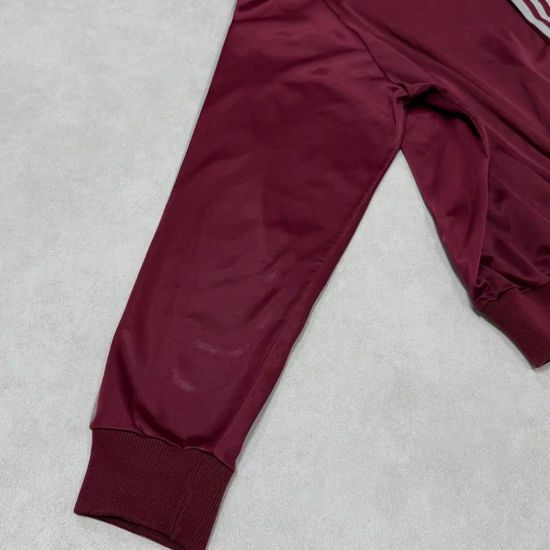 Used clothing 80s adidas ATP track jacket wine red 10