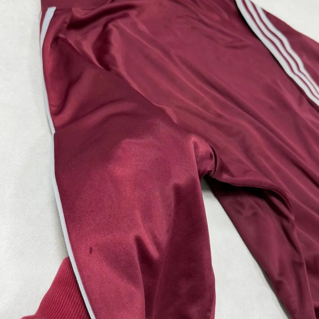 Used clothing 80s adidas ATP track jacket wine red 10