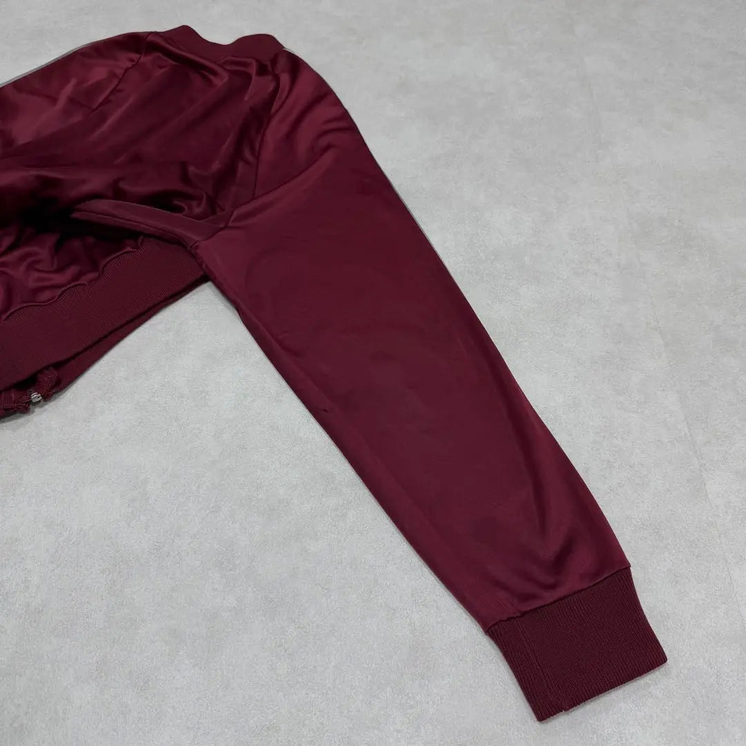 Used clothing 80s adidas ATP track jacket wine red 10