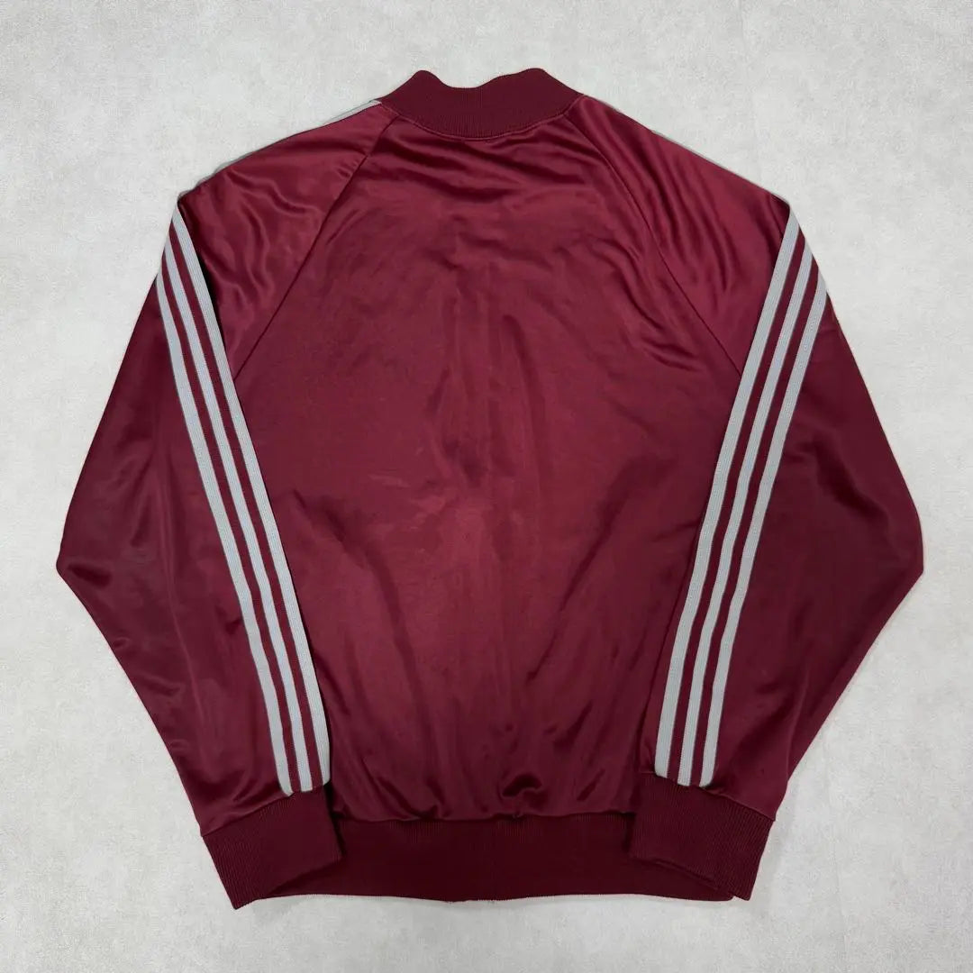 Used clothing 80s adidas ATP track jacket wine red 10