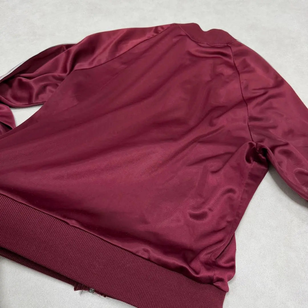 Used clothing 80s adidas ATP track jacket wine red 10