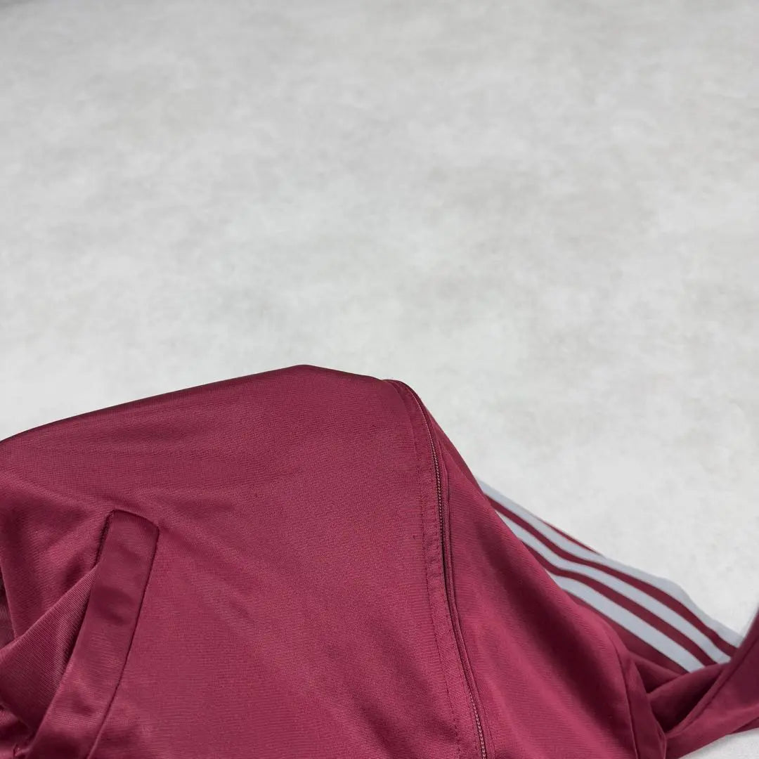 Used clothing 80s adidas ATP track jacket wine red 10