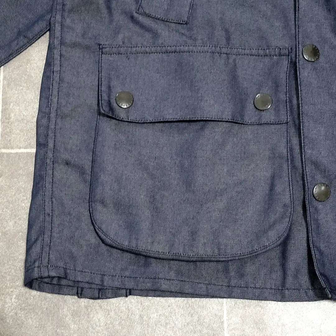 ★Extremely beautiful Barbour Super high-quality denim style BEAMS special order hunting jacket