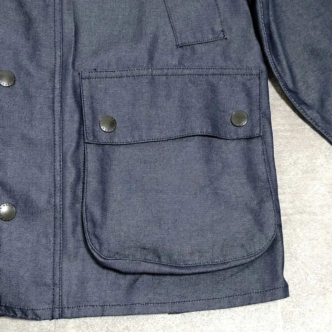 ★Extremely beautiful Barbour Super high-quality denim style BEAMS special order hunting jacket