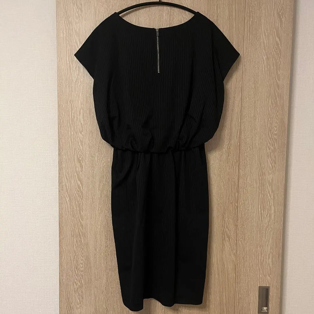 Hermoso estado Envíos [Tamaño M] Vestido de manga corta, raya, ceremonia de graduación, ceremonia de entrada | 美品 シップス［Mサイズ］半袖ワンピース ストライプ 卒業式 入学式