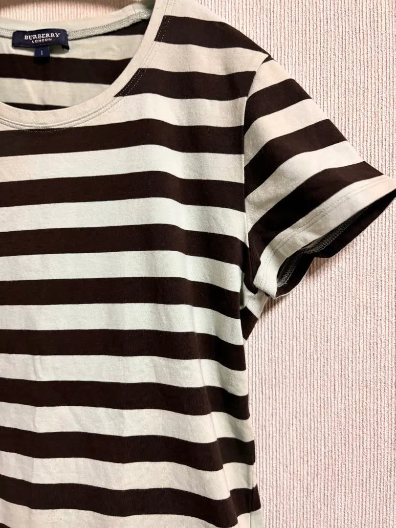 BURBERRY Stripe Short Sleeve T -shirt