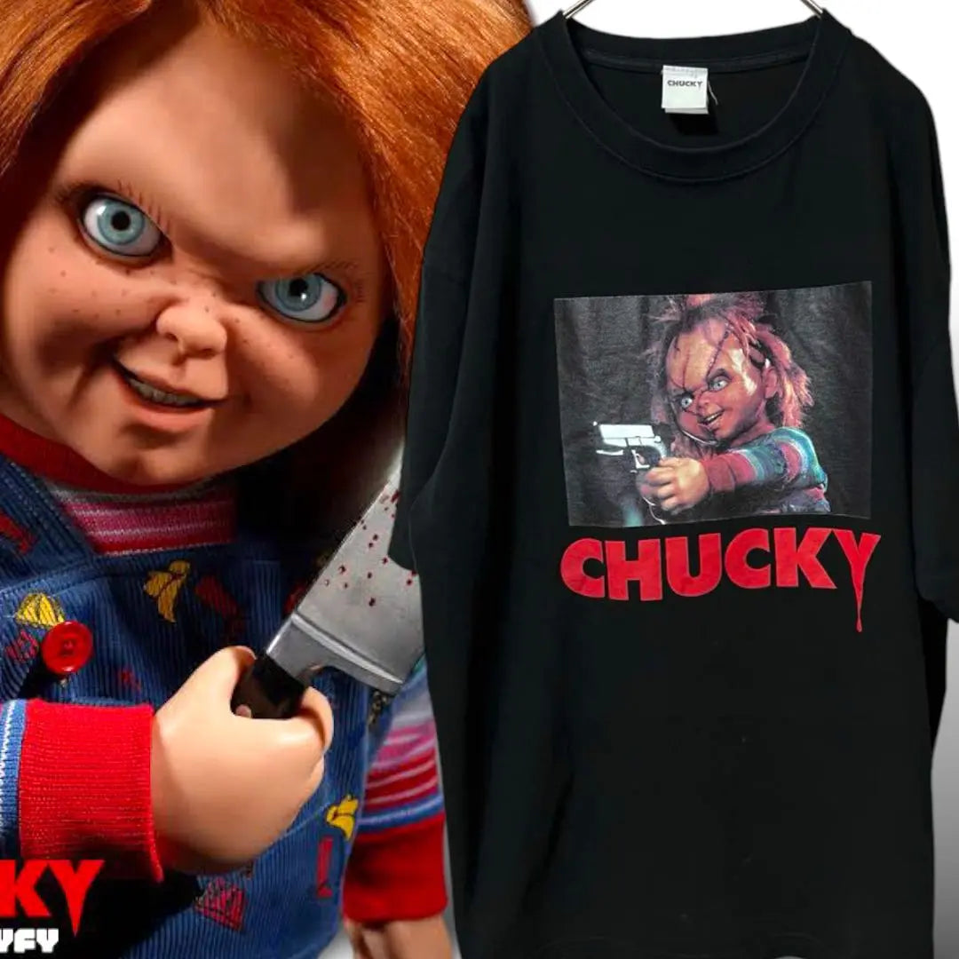 ✅VINTAGE CHUCKY Movie Movie T-shirt 00s