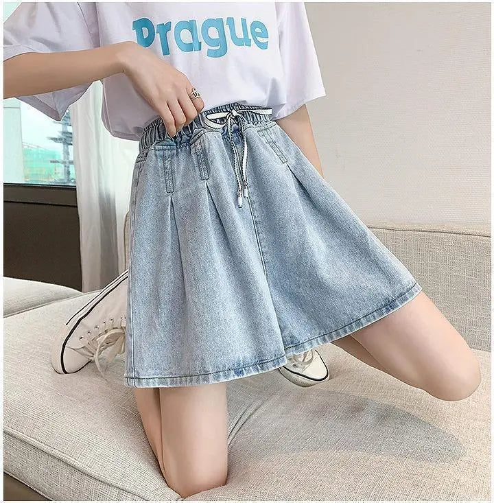 Large size women's denim shorts new | 大きいサイズ レディース デニム　ショートパンツ　新品