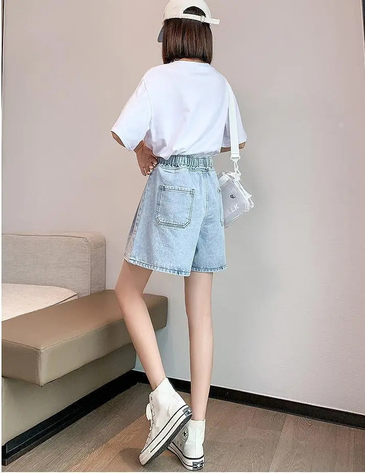 Large size women's denim shorts new | 大きいサイズ レディース デニム　ショートパンツ　新品