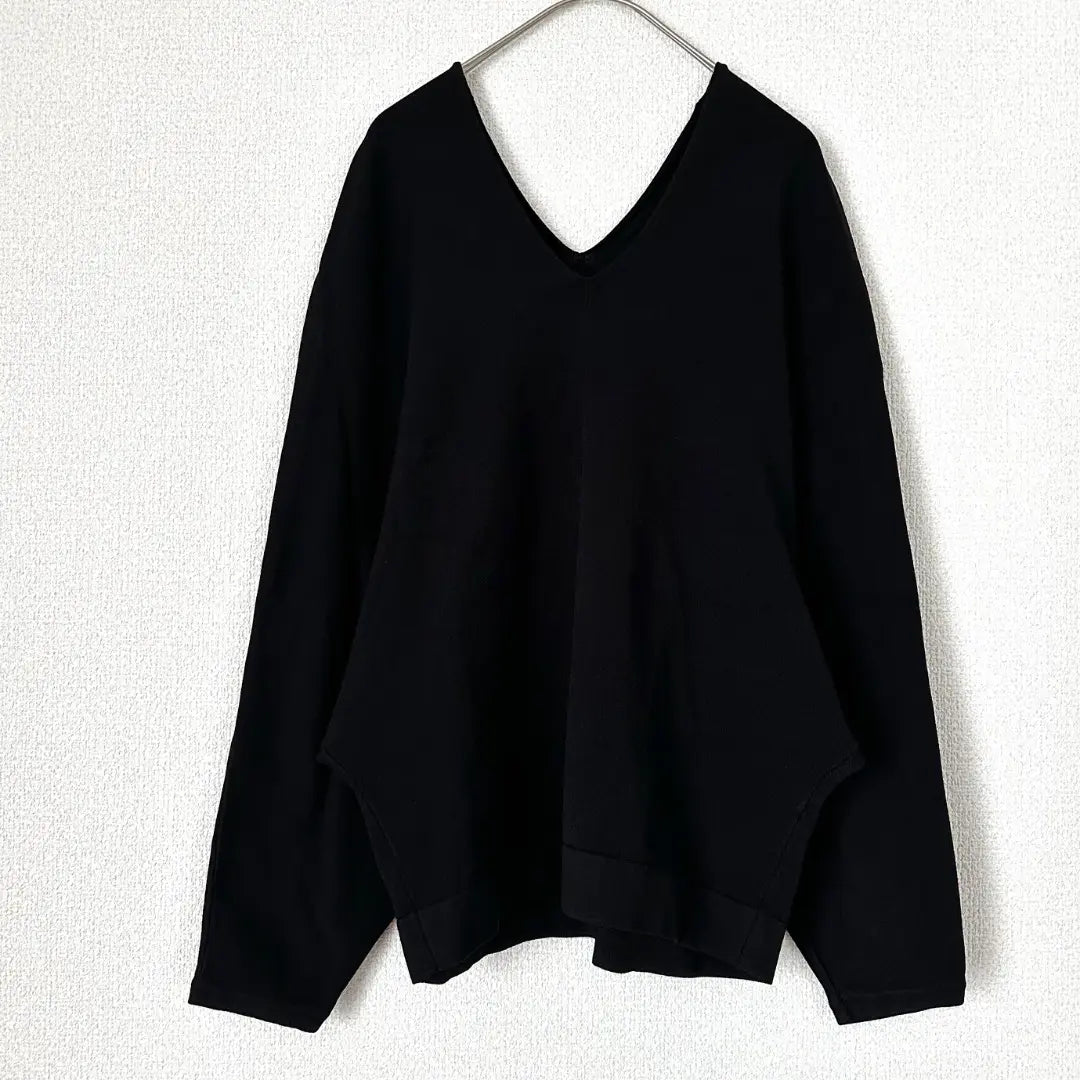 Mujer DEMI-LUXE BEAMS Jersey De Punto Con Cuello En V Lagan | BEAMS Demi-Luxe ニット セーター Ｖネック ゆったり ラグラン