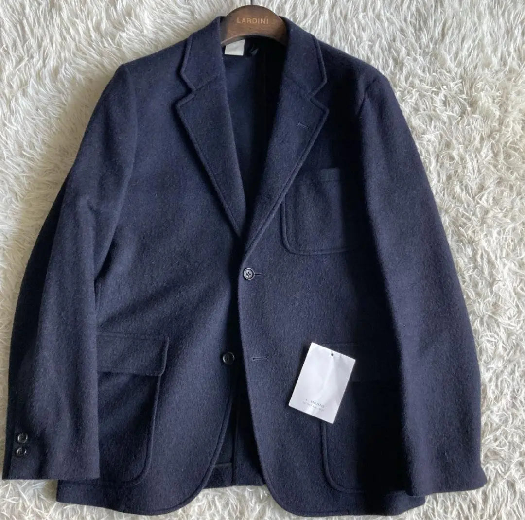 [Good condition] Size L! N. Hollywood Fluffy Flannel Tailored Jacket Navy