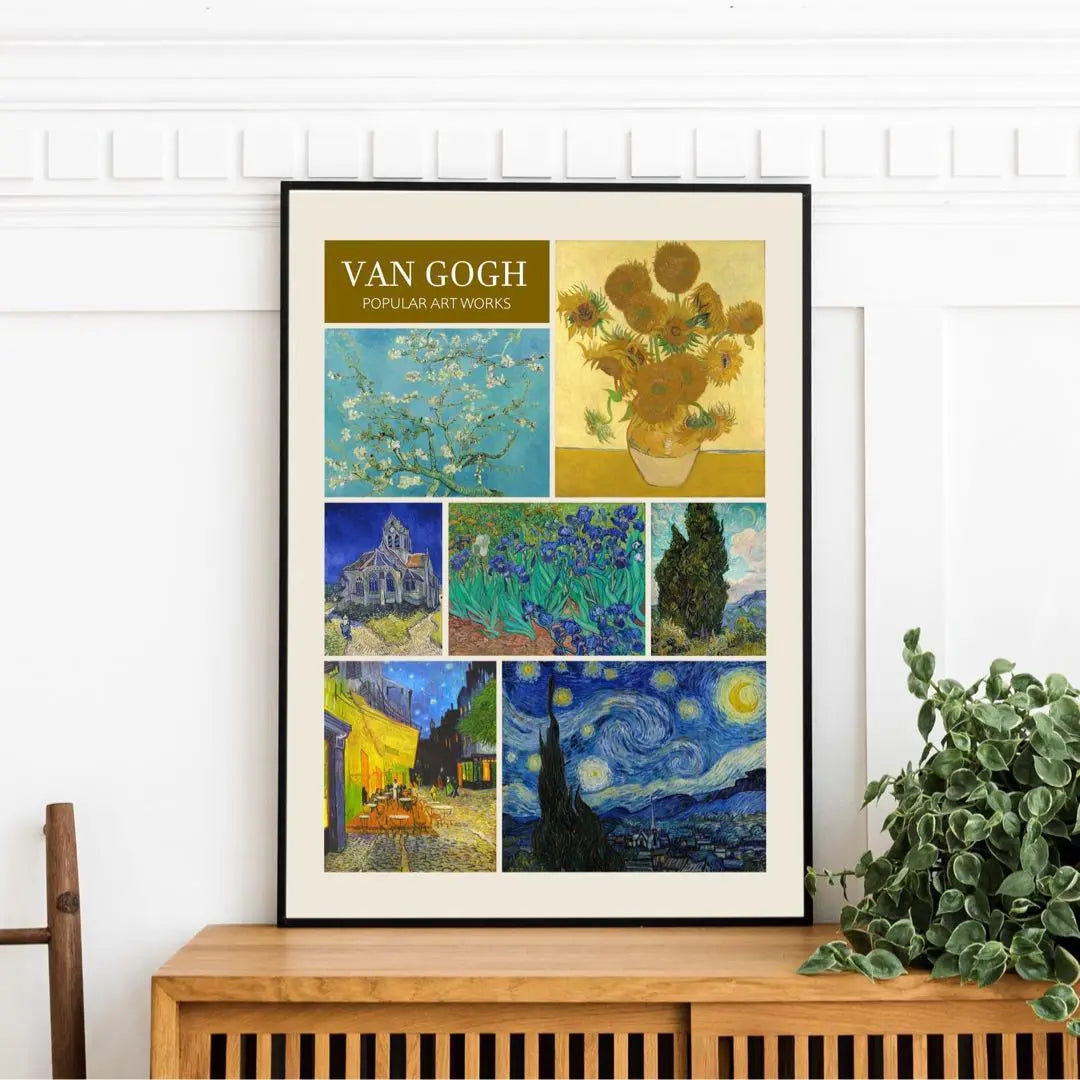 Art poster 7 popular works by Van Gogh Poster A3 size interior | アートポスター ゴッホの人気作品7点 ポスター A3サイズ インテリア