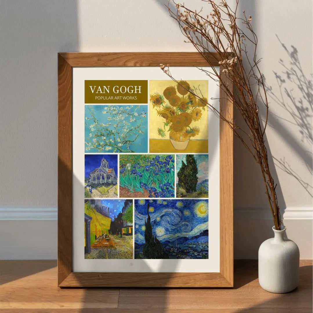 Art poster 7 popular works by Van Gogh Poster A3 size interior | アートポスター ゴッホの人気作品7点 ポスター A3サイズ インテリア