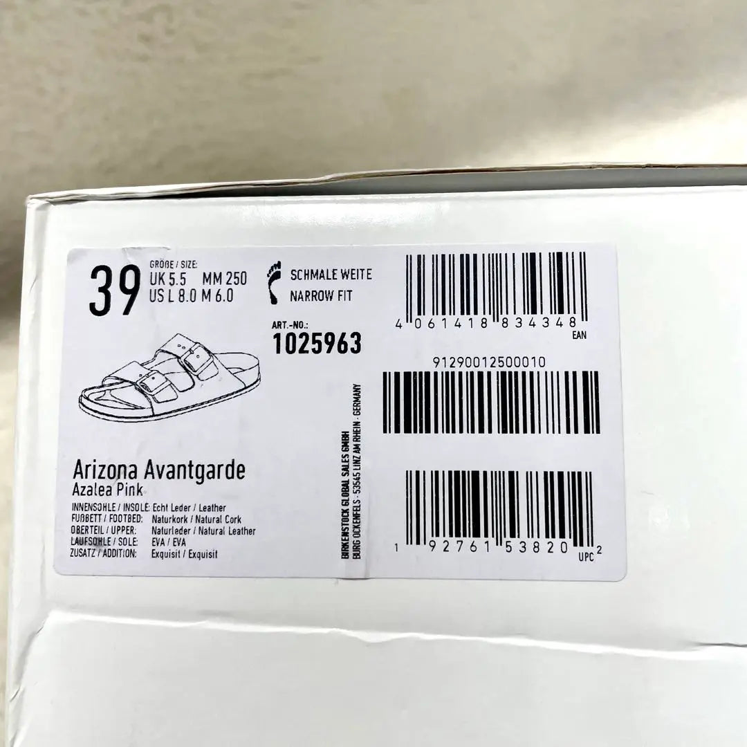 [Unused with box] Birkenstock 1774 Arizona PPM Avant-garde