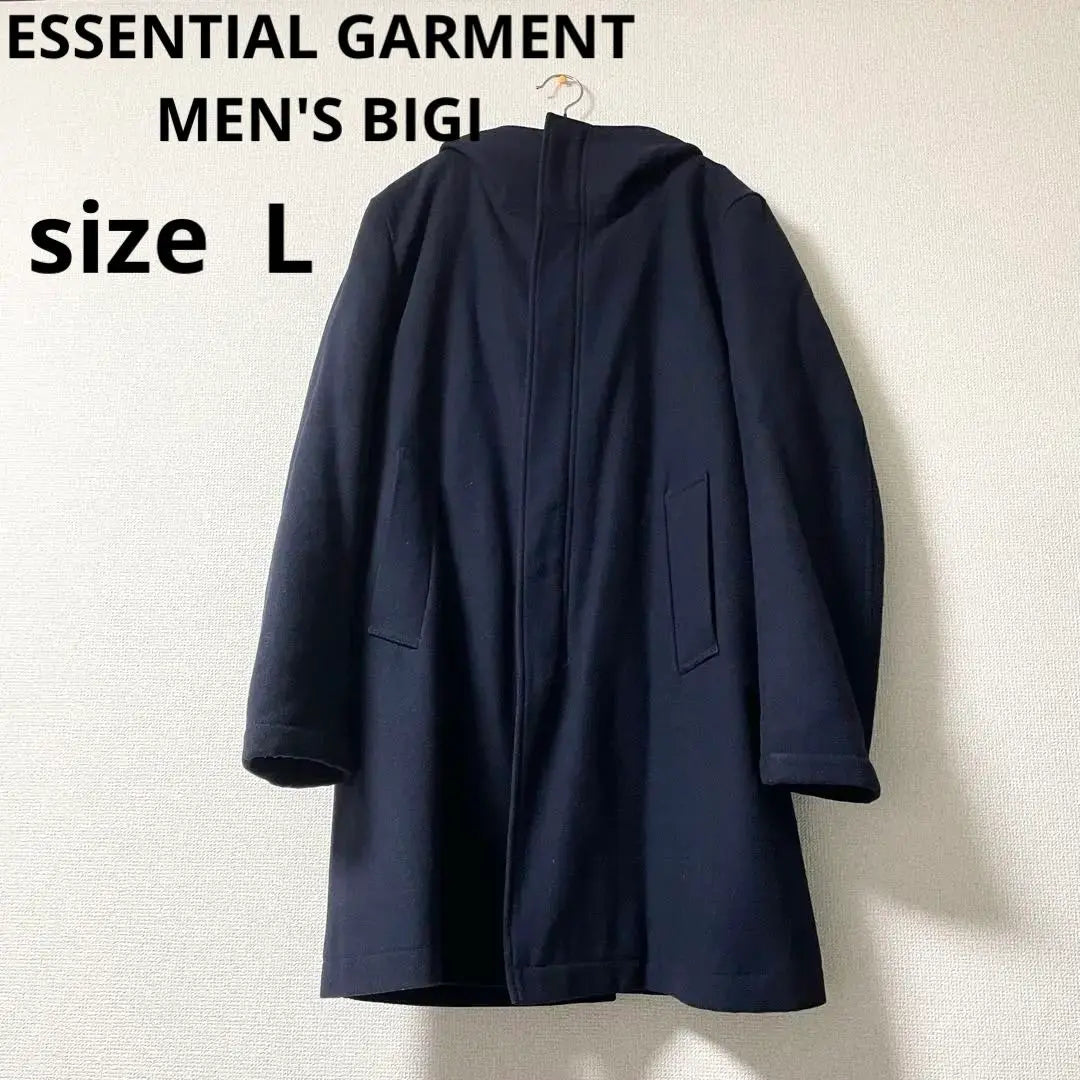 ESSENTIALGARMENT'SBIGI Abrigo con capucha de lana Melton