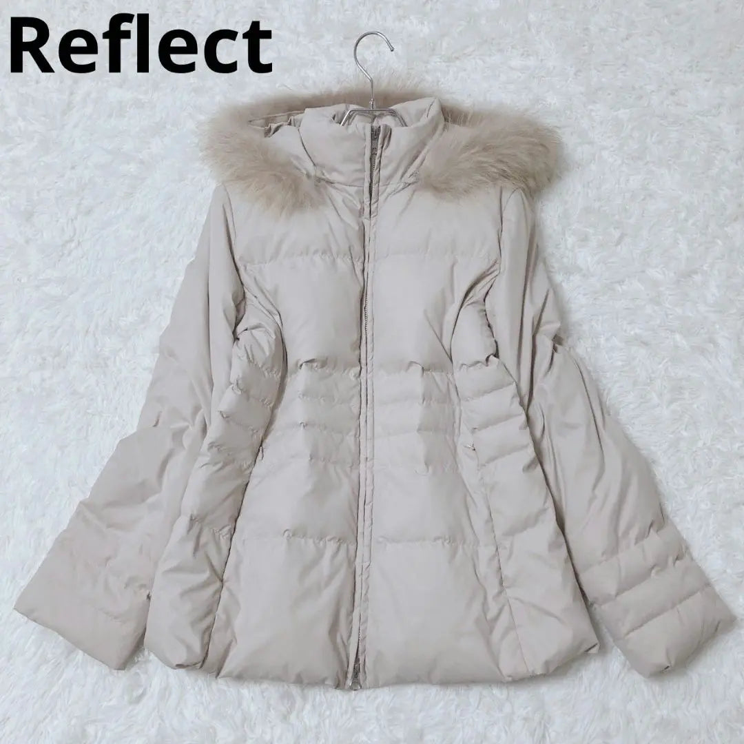 Reflect Down Jacket Court Raccoon Zip -Up -Up Feather | リフレクト　ダウンジャケット　コート　ラクーン　ジップアップ　ダウン　フェザー