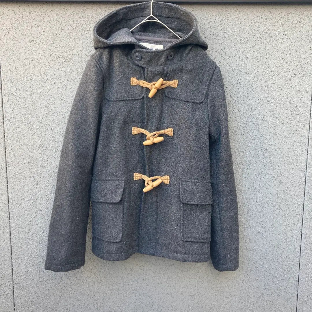 2309 [Ready at work] f ♡ Duffel coat hoody gray