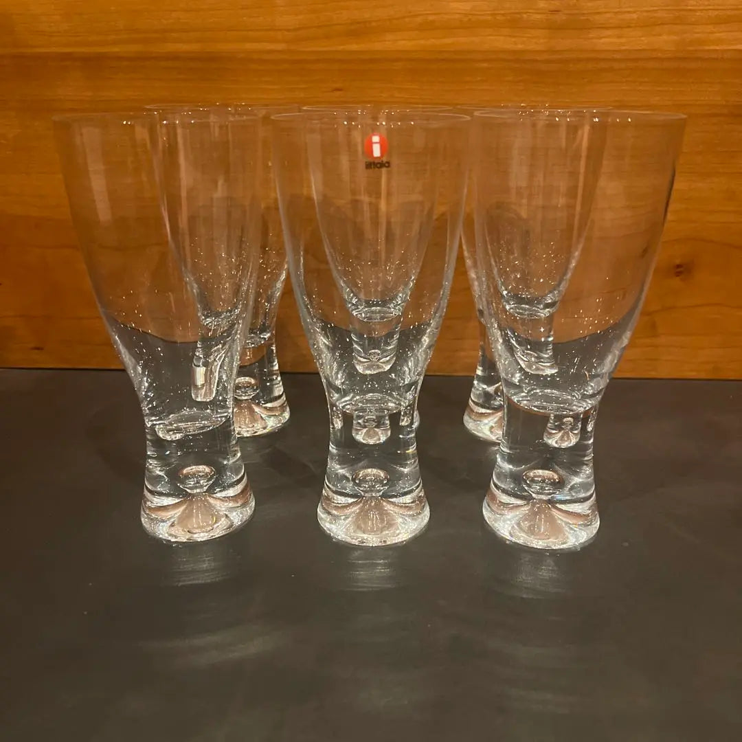 iittala tapio goblet beer glass set of 6