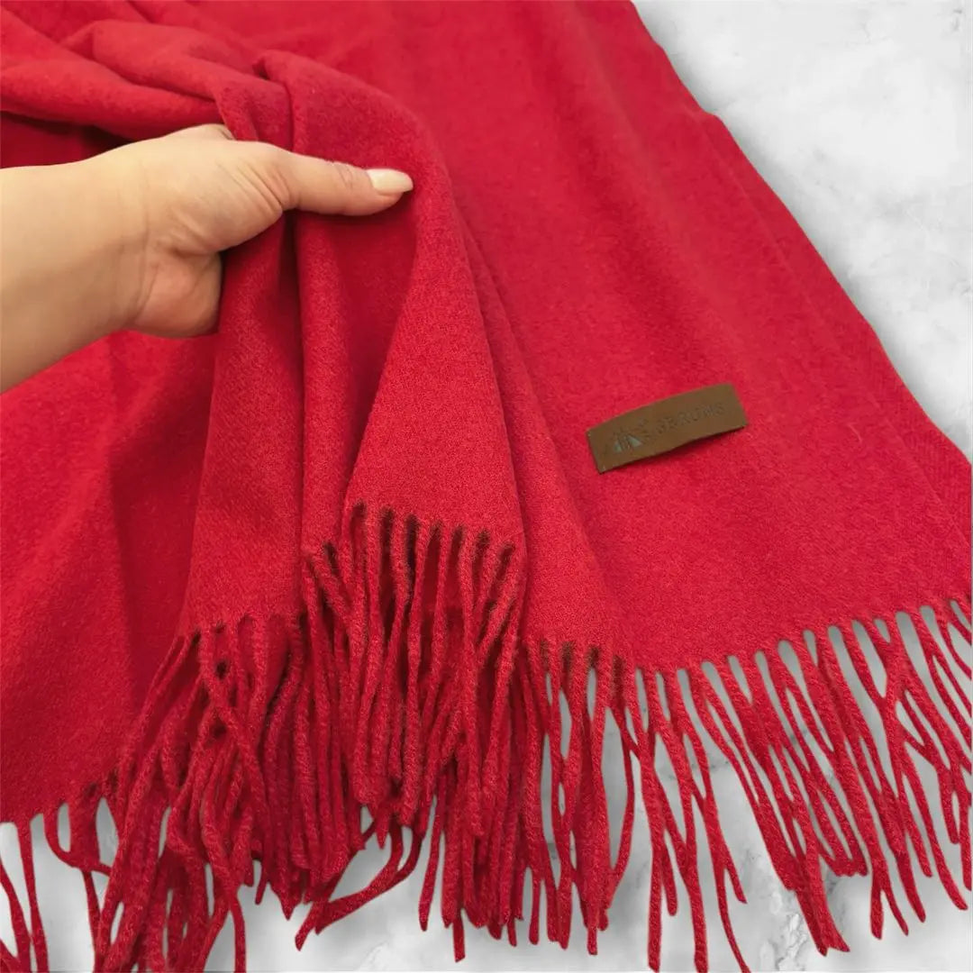 Cashmere Touch Soft, High Quality, Fashionable Large Stole Scarf Red