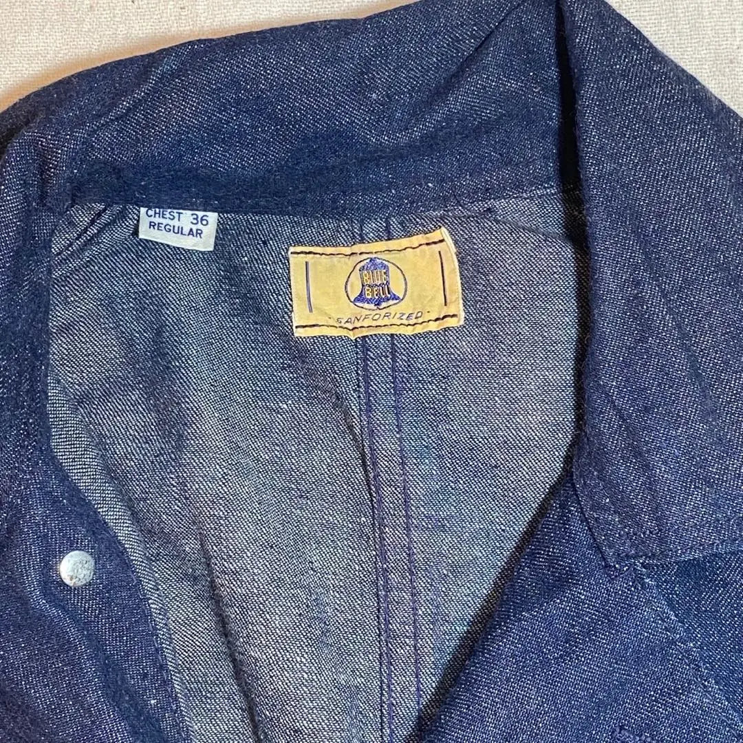 Deadstock 50s Bluebell Denim Tsunagi Ur -in -One Vintage | デッドストック50s BlueBell デニムツナギ オールインワン ビンテージ