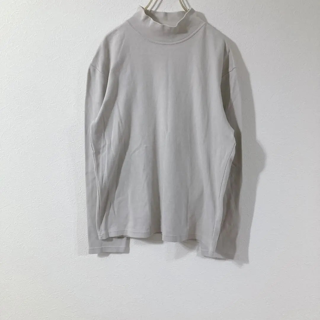 "OSHKOSH" M long sleeve cut and sew high neck simple