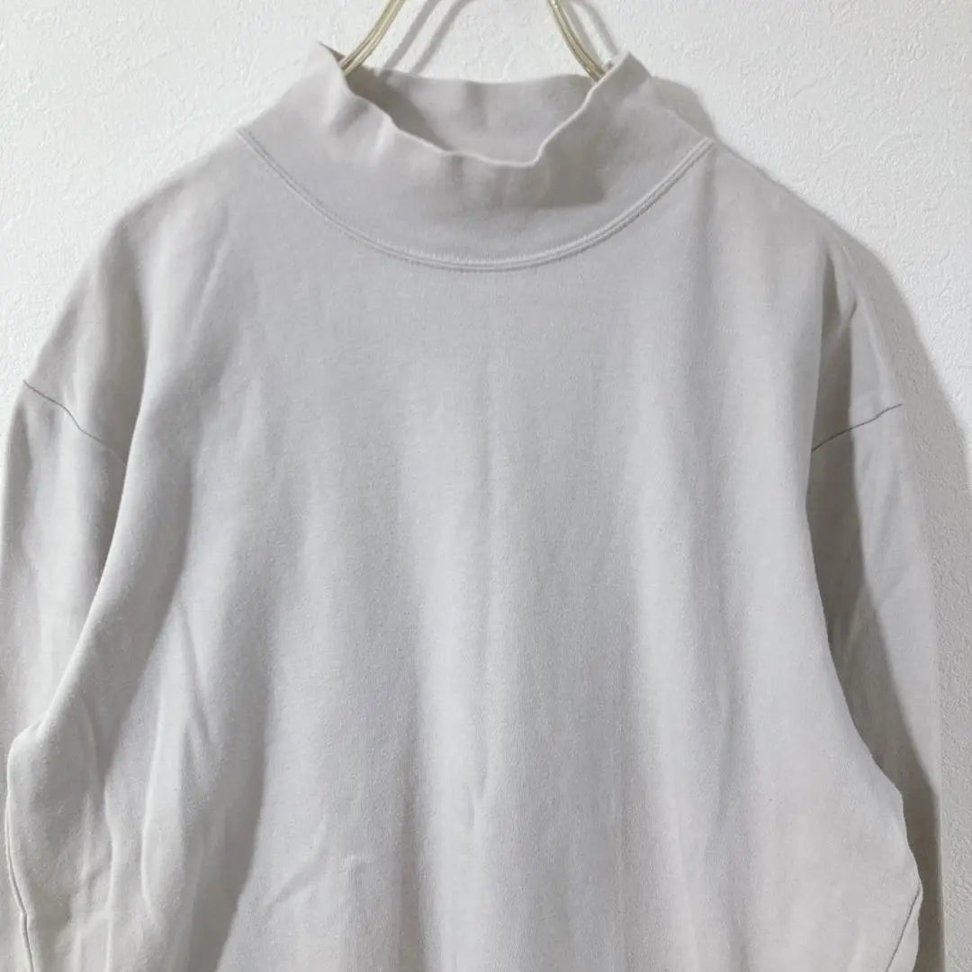 "OSHKOSH" M long sleeve cut and sew high neck simple