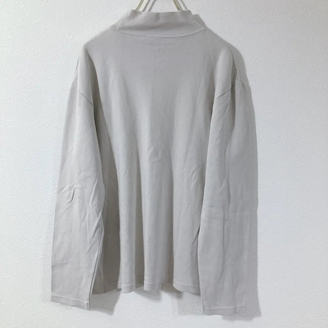 "OSHKOSH" M long sleeve cut and sew high neck simple