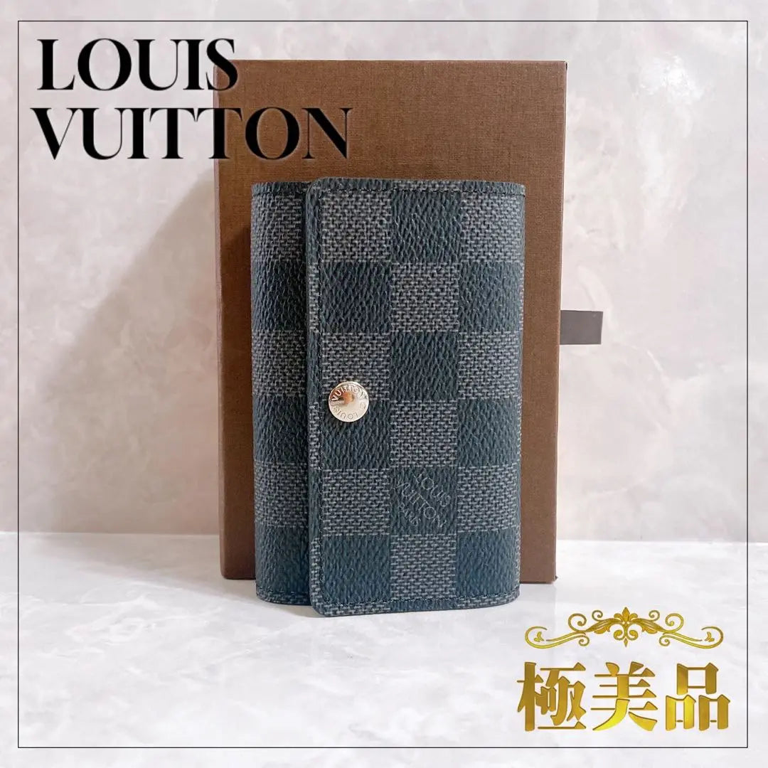 ❤️OFERTA❤️ Estuche de 6 llaves Louis Vuitton Damier Graphite Multicle