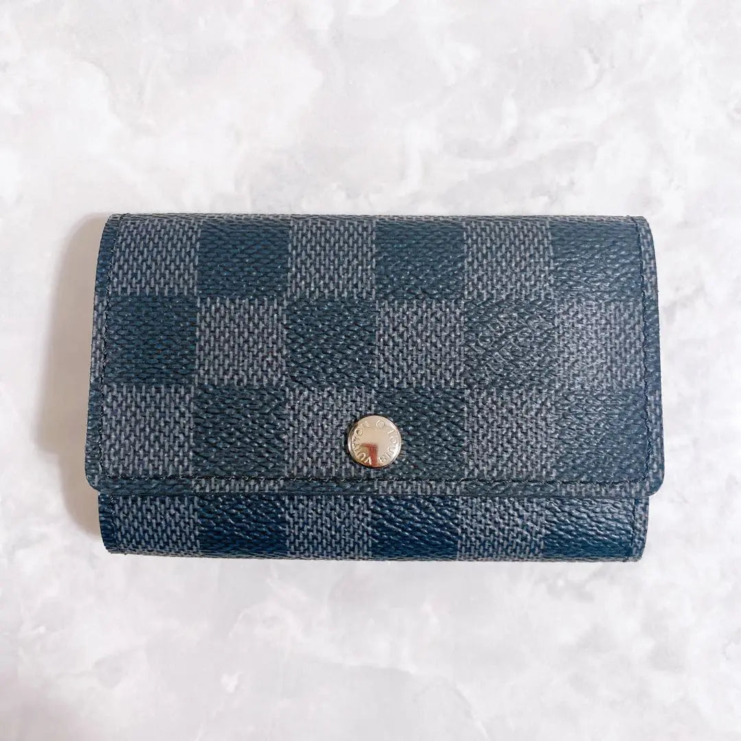 ❤️SALE❤️ Louis Vuitton Damier Graphite Multicle 6-key case