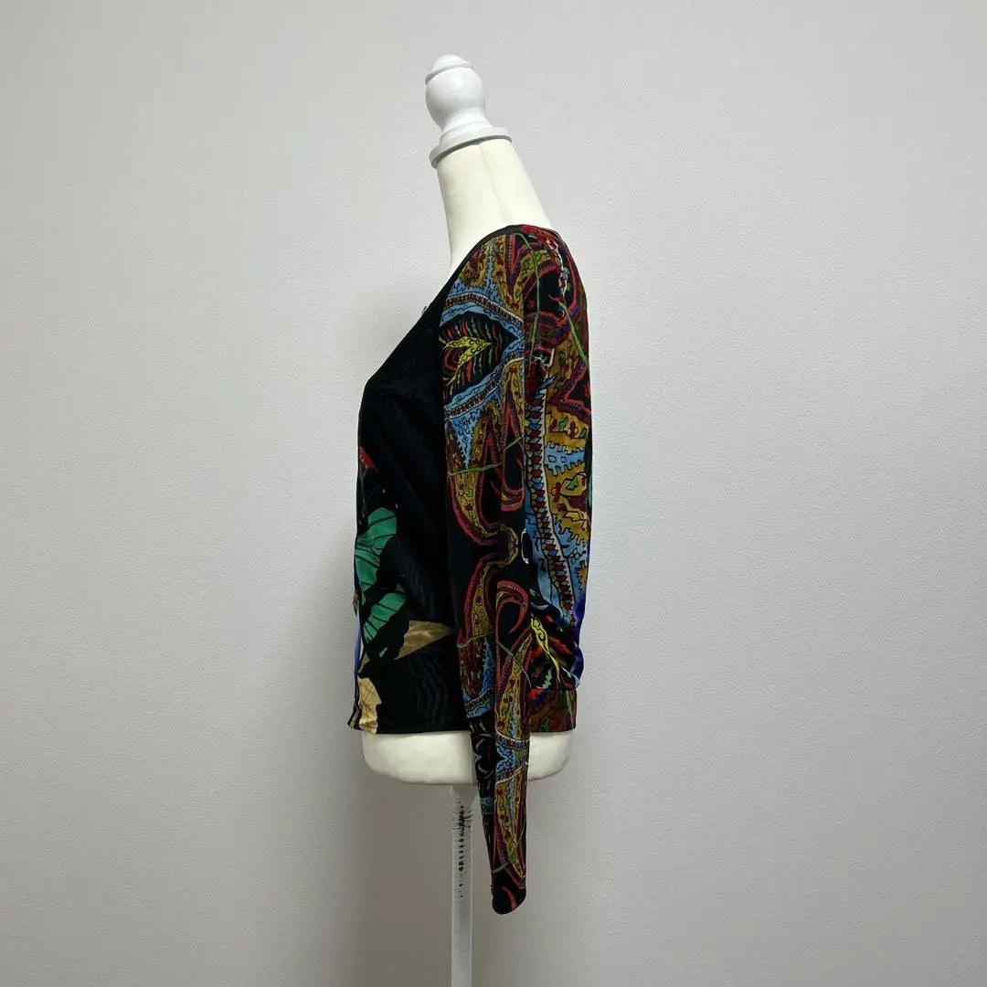 Desigual Art All-over Pattern Sheer Blouson