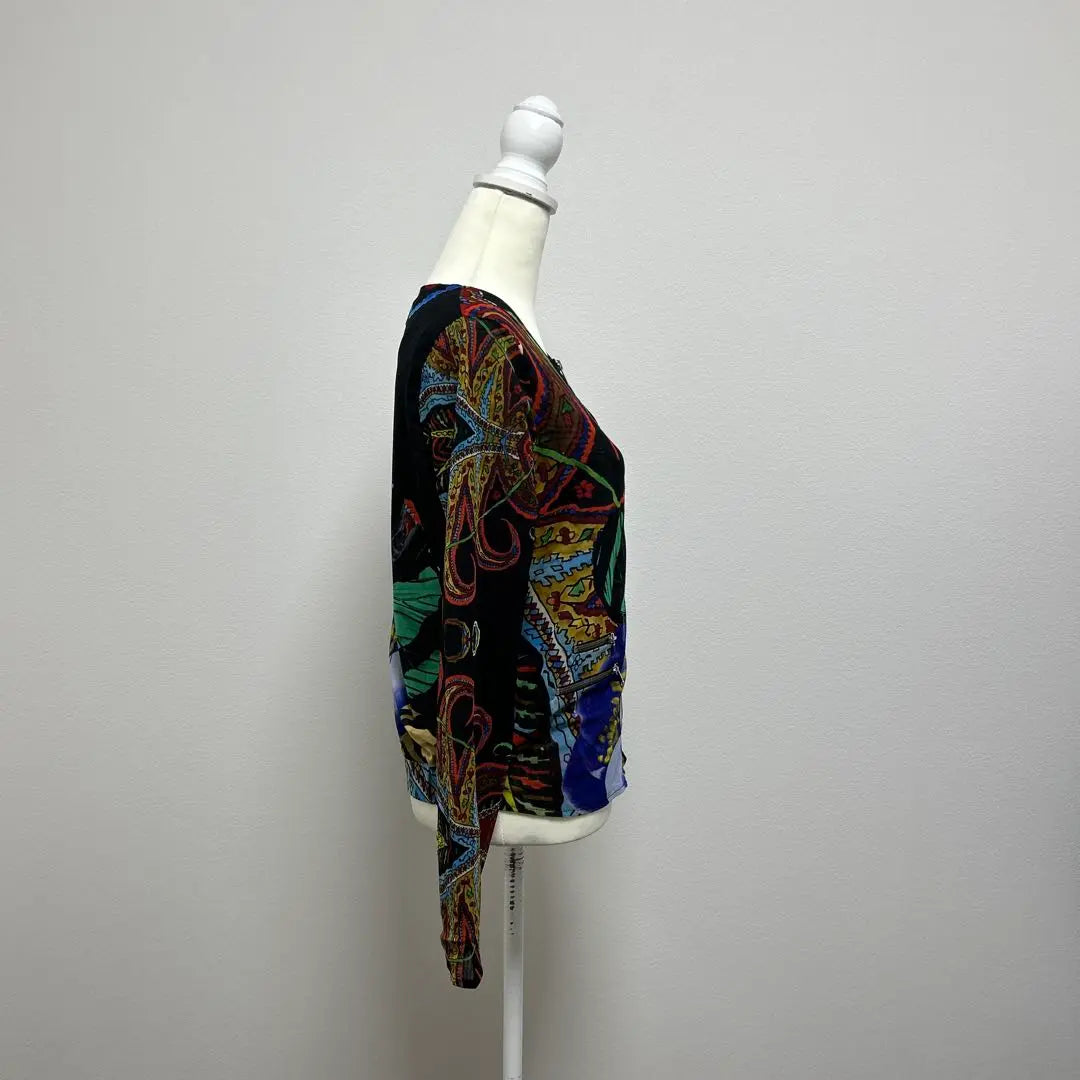 Desigual Art All-over Pattern Sheer Blouson