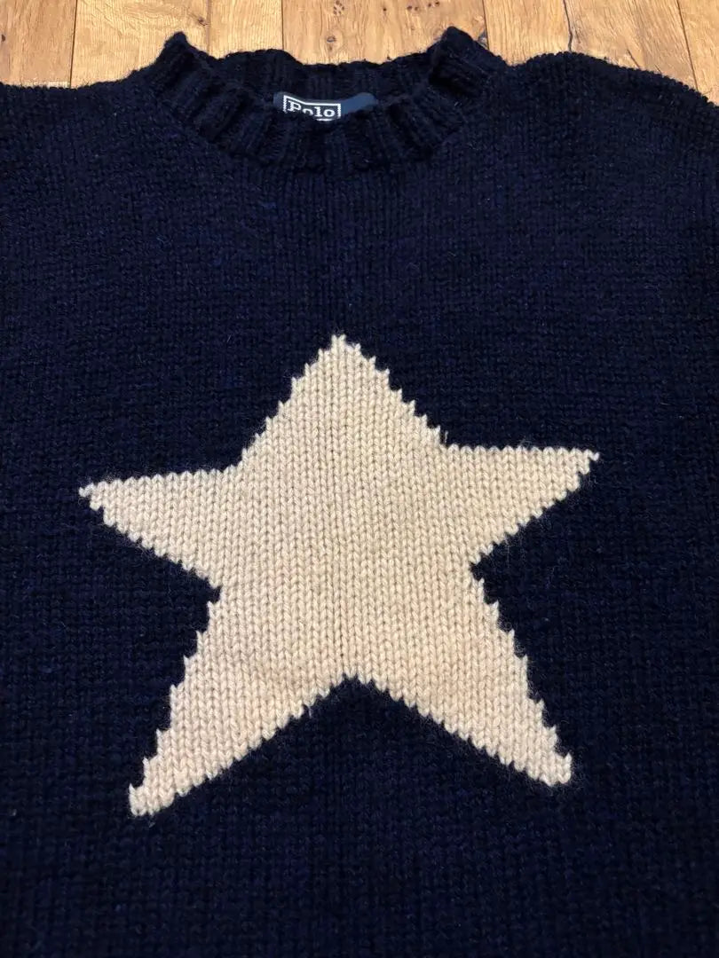 Ralph Lauren Vintage Star Knit - Tejido a mano