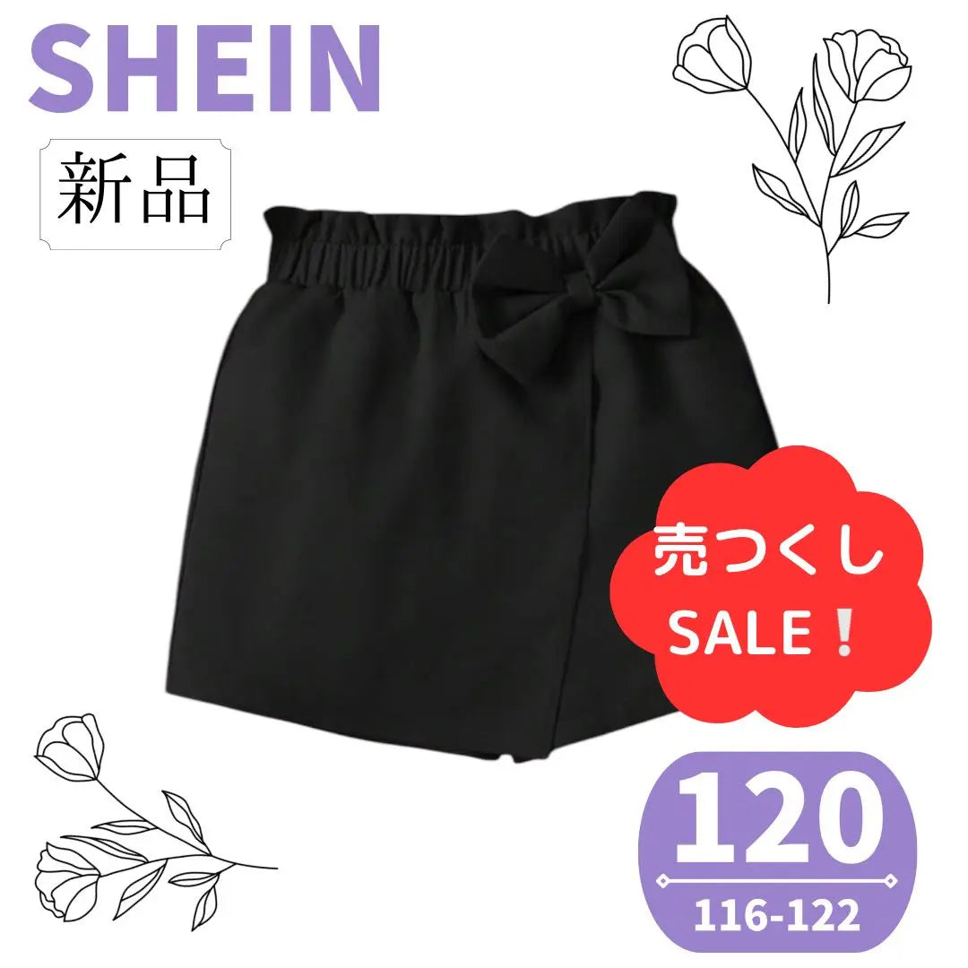 SALE‼ ️New Girls Culotte Skirt Black 120 Ceremony Formal